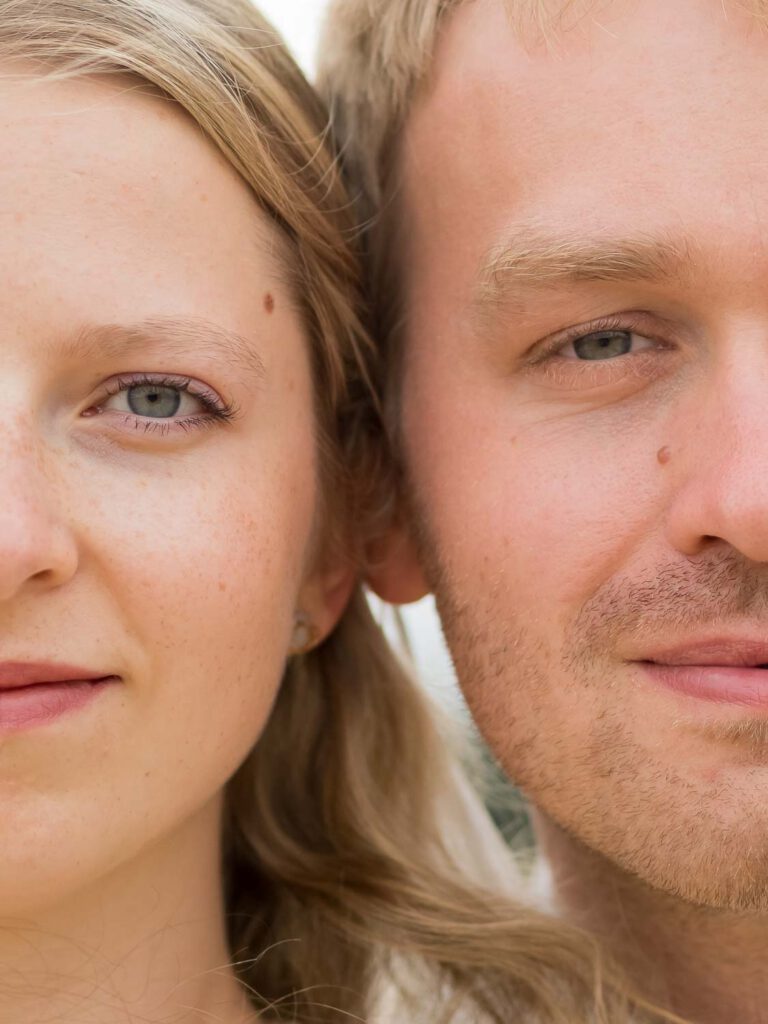 brautpaar-gesichter-nebeneinander