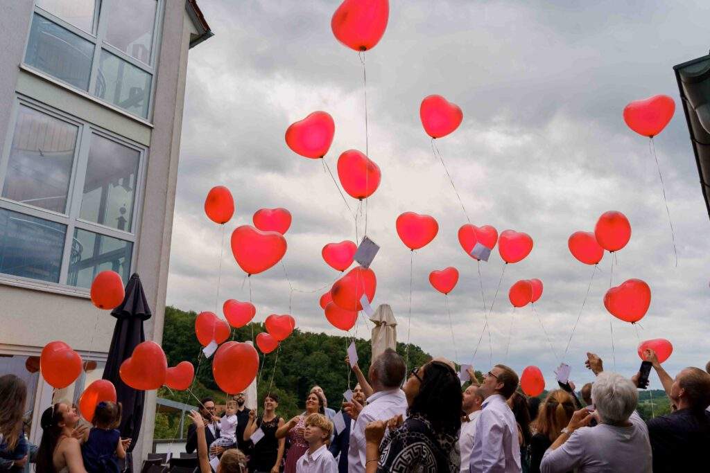 herzluftballons fliegen