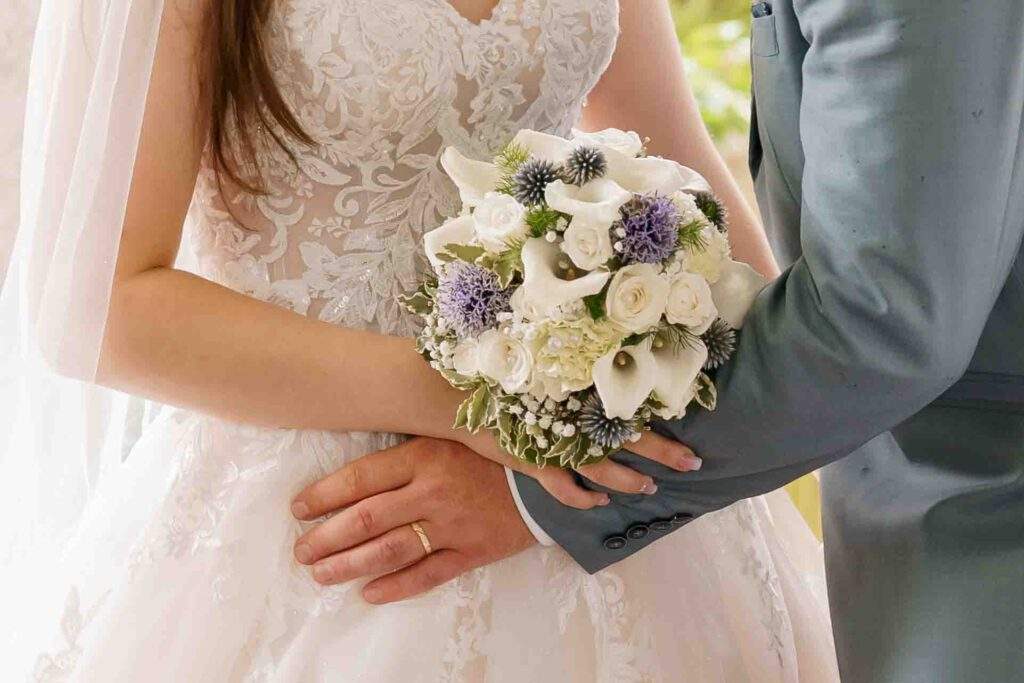 ring und brautstrauß