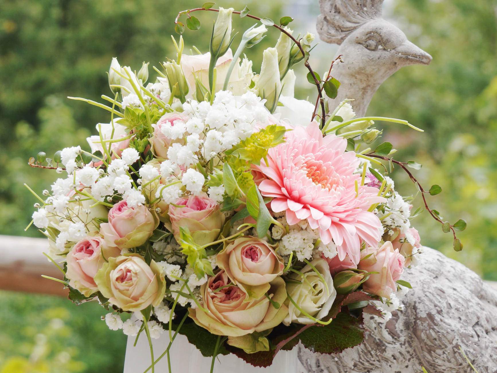 Blumen Meer Reichenschwand Hochzeit Brautstrauss
