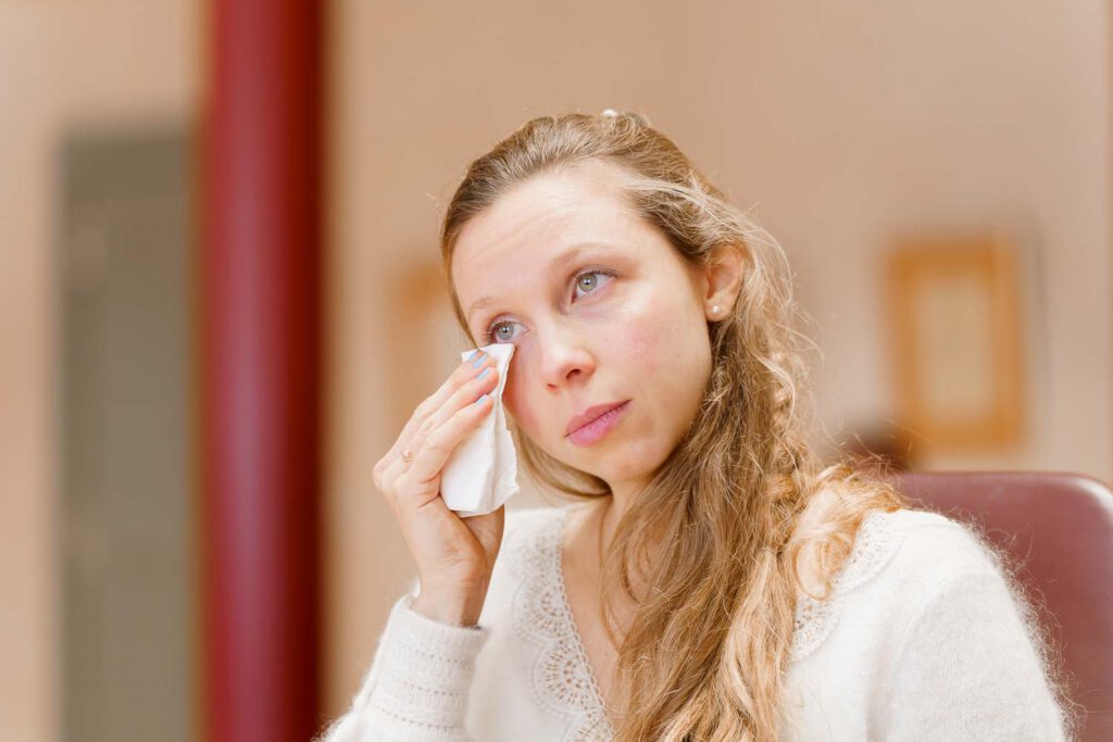 emotional traenen der ruehrung braut hochzeit