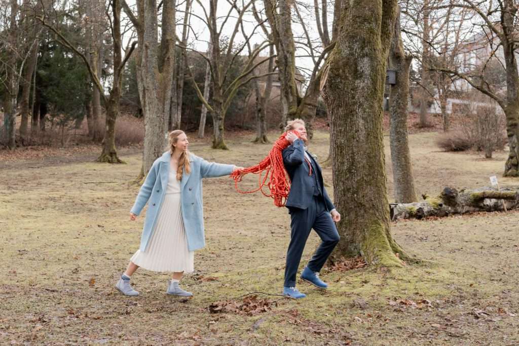 brautpaar kletterseil hersbruck shooting