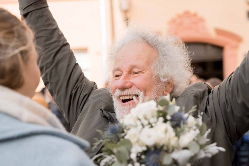 hochzeitsgast freude