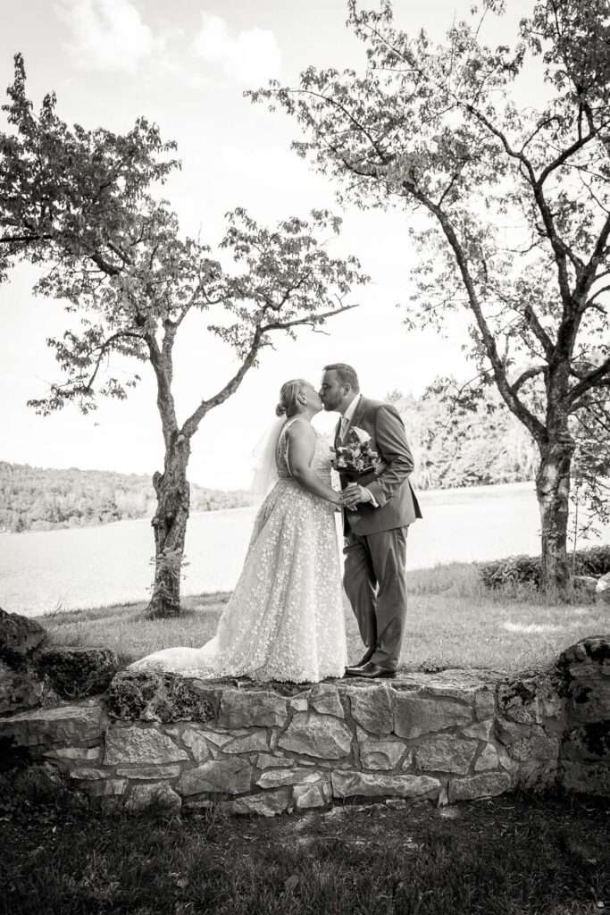 brautpaar silhouette mauer baeume