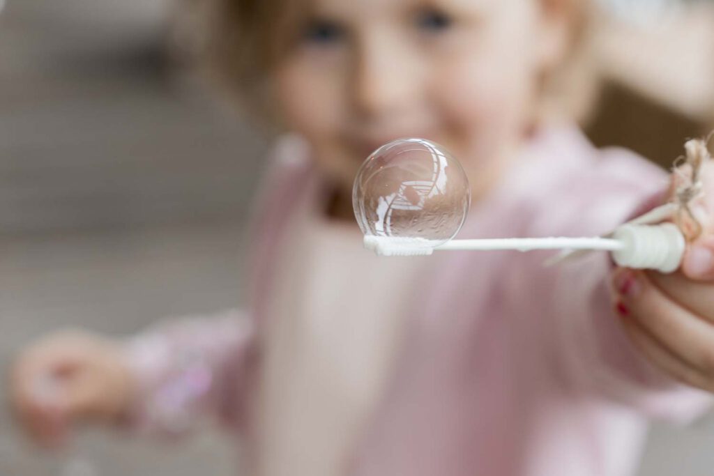 seifenblase kind hochzeit