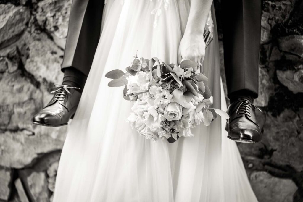brautstrauss schuhe