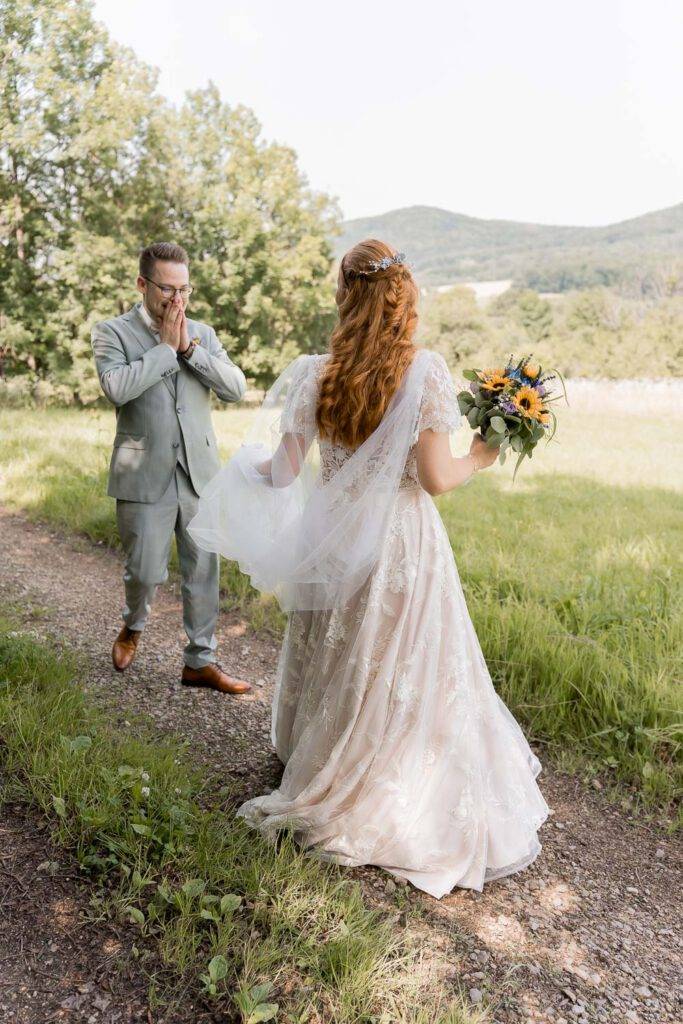 first look hochzeit