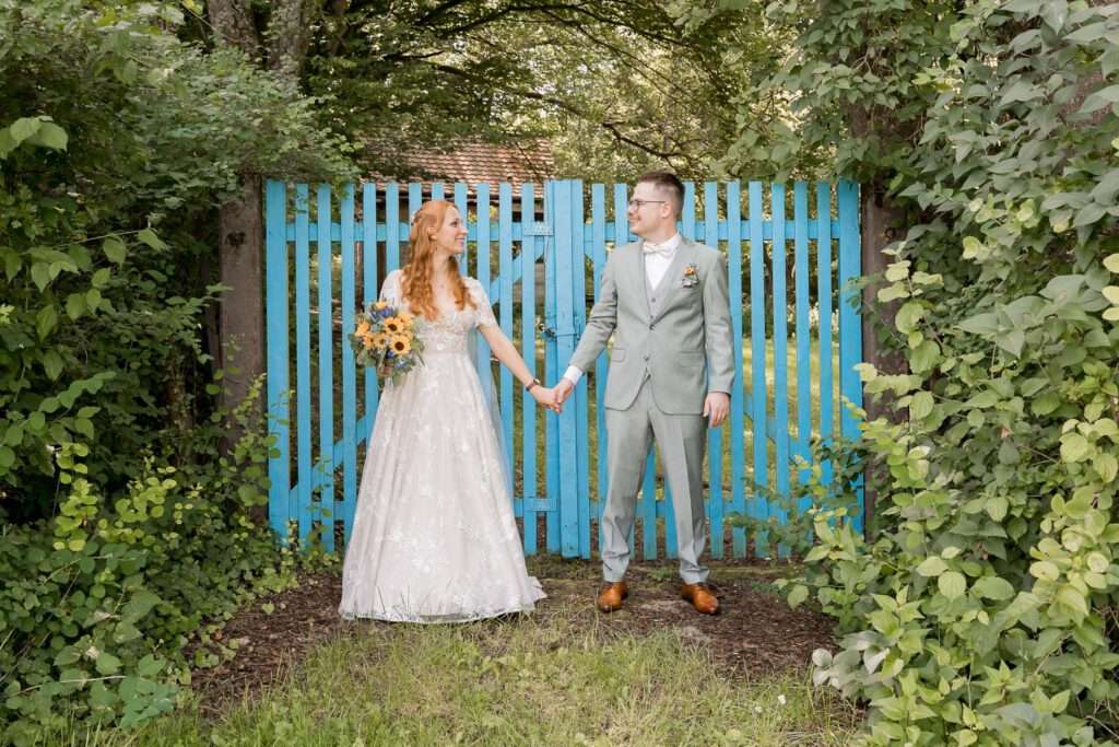 brautpaar blauer zaun hersbruck