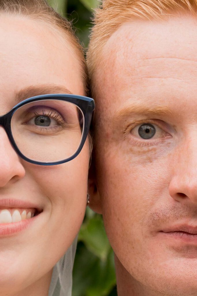 face to face brautpaar