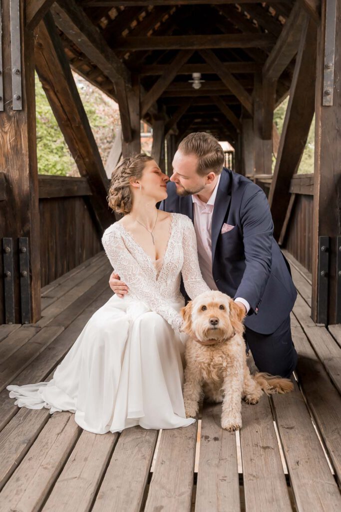 brautpaar hund burg lauf an der pegnitz