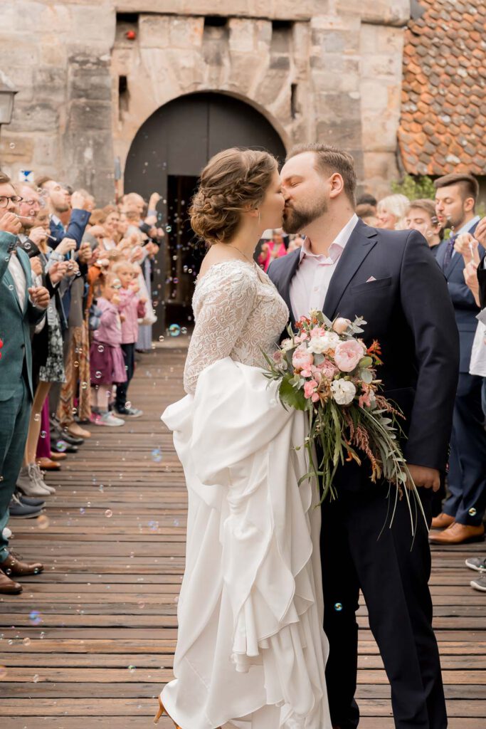 spalier brautpaar hochzeit lauf wenzelburg