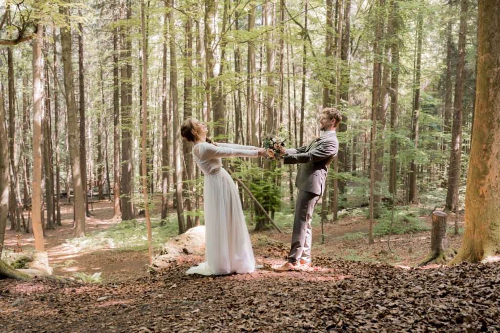 brautpaar shooting wald oberpfalz