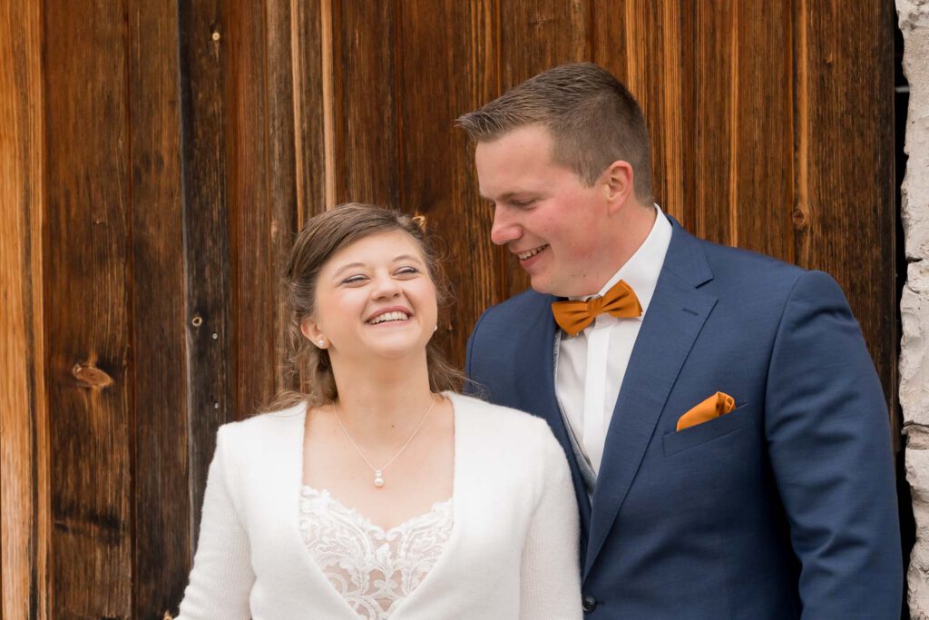 brautpaar an hochzeit