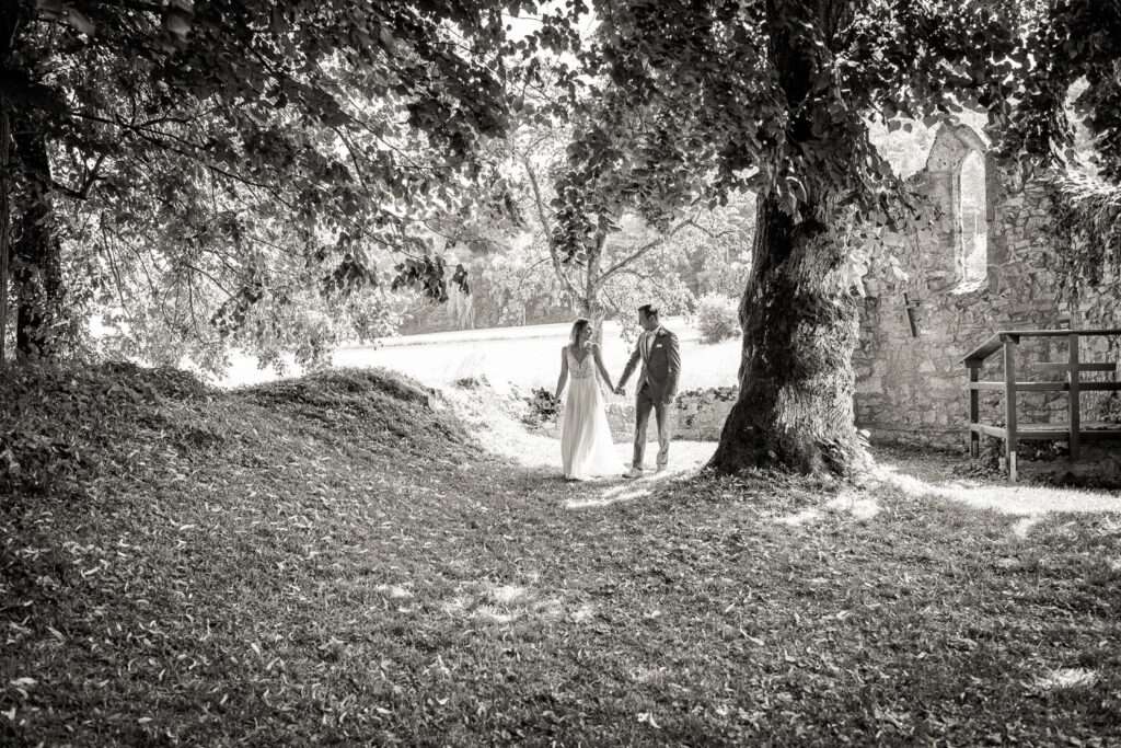 brautpaarshooting kapellenruine arzlohe