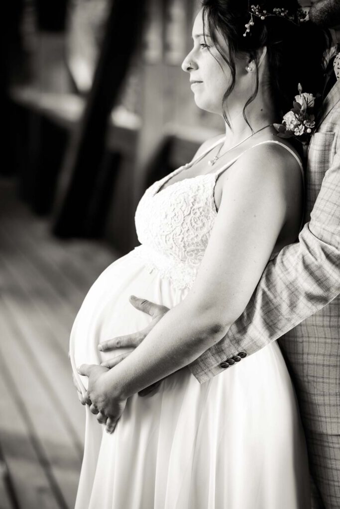 schwangere braut hochzeit lauf an der pegnitz
