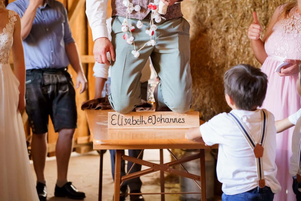 hochzeit brautentführung am land