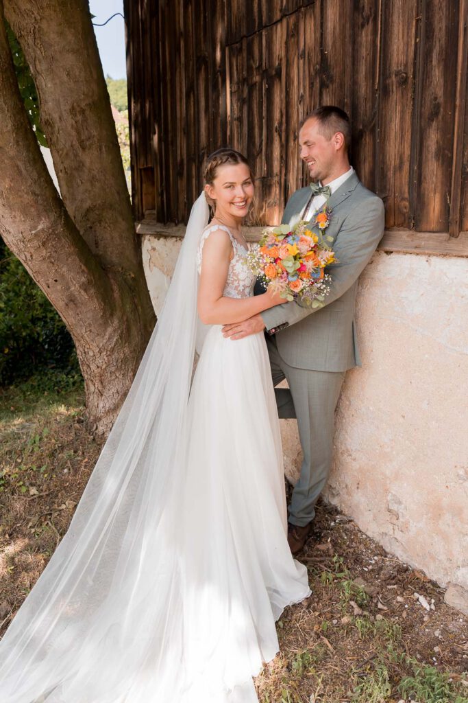 hochzeitspaar hochzeit am land