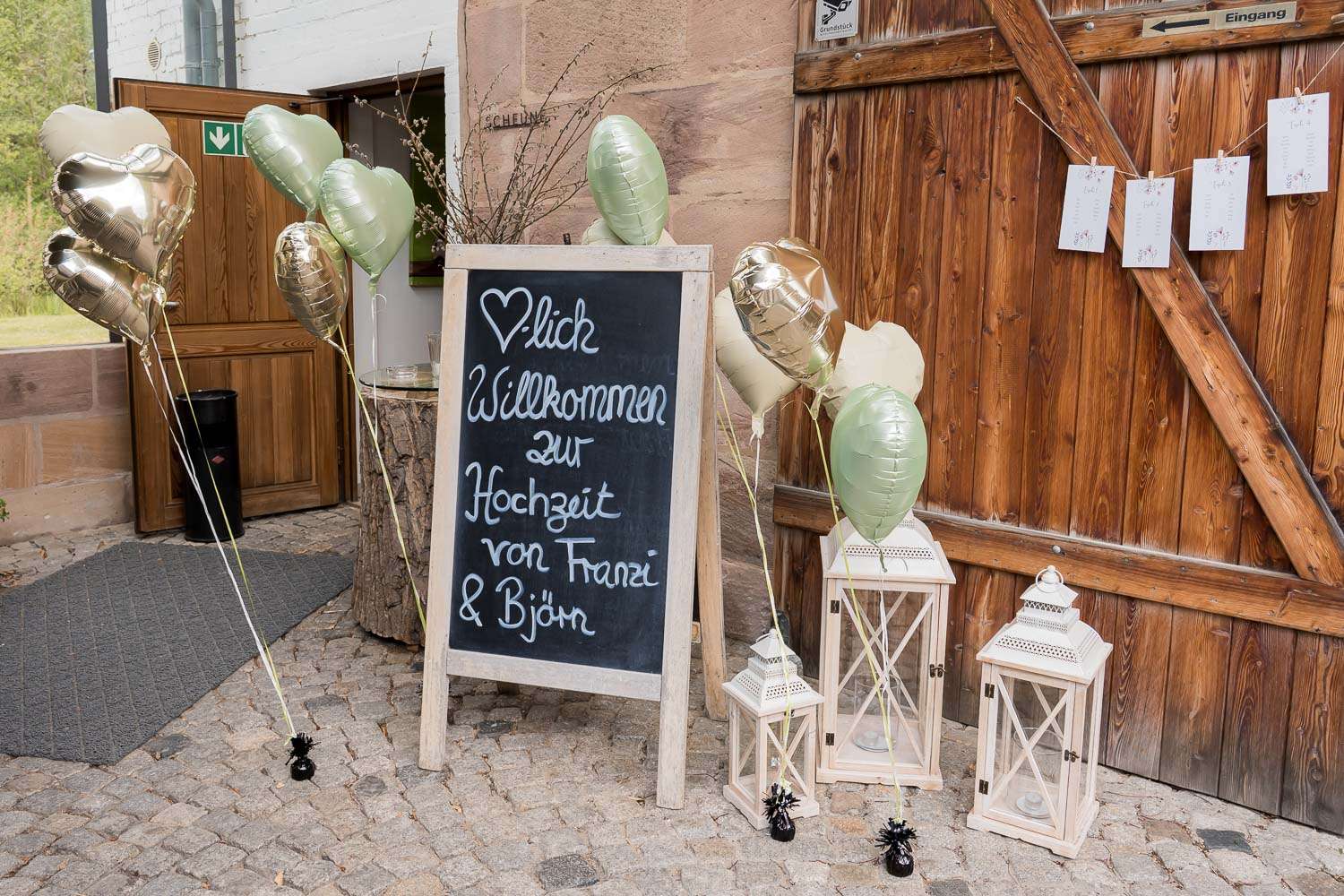 Scherauer Hof Leinburg Hochzeit Hochzeitstafel